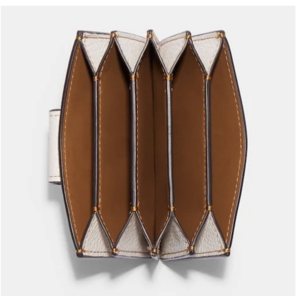 Coach Accordion Card Case With Mystical Floral Print - Picture 6 of 9